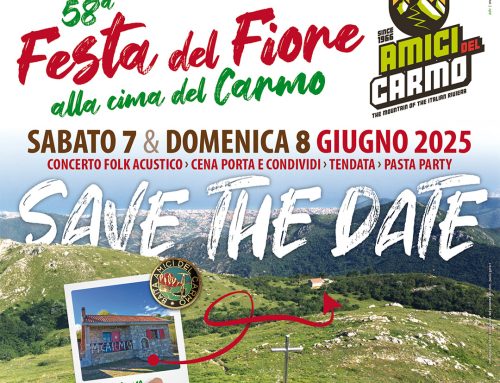 Sabato 7 e Domenica 8 Giugno 2025 – 58a Festa del Fiore alla cima del Carmo