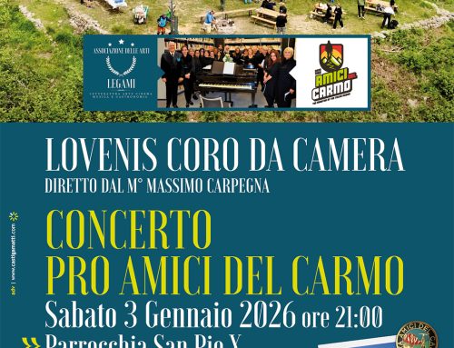 Sabato 3 Gennaio 2026 – Concerto Pro Amici del Carmo