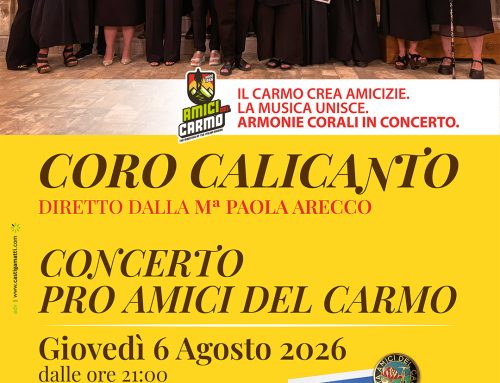 Giovedì 6 Agosto 2026 – Concerto Pro Amici del Carmo