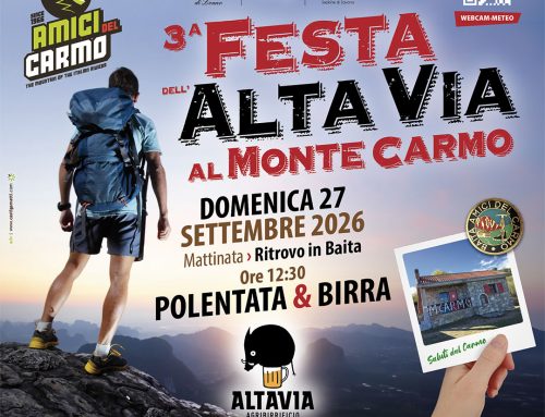 Domenica 27 Settembre 2026 – 3a Festa dell’Alta Via al Monte Carmo